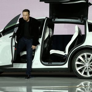 Tesla Model X launch event