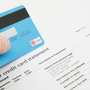credit card statement