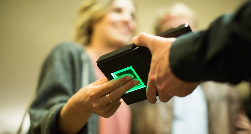 Touche fingerprint payment reader