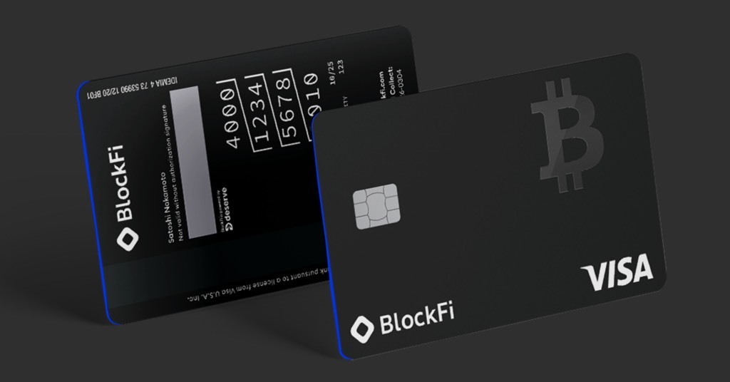 Bitcoin rewards credit card